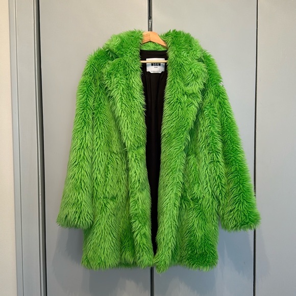 MSGM Jackets & Blazers - BRAT FURRY COAT (MSGM)